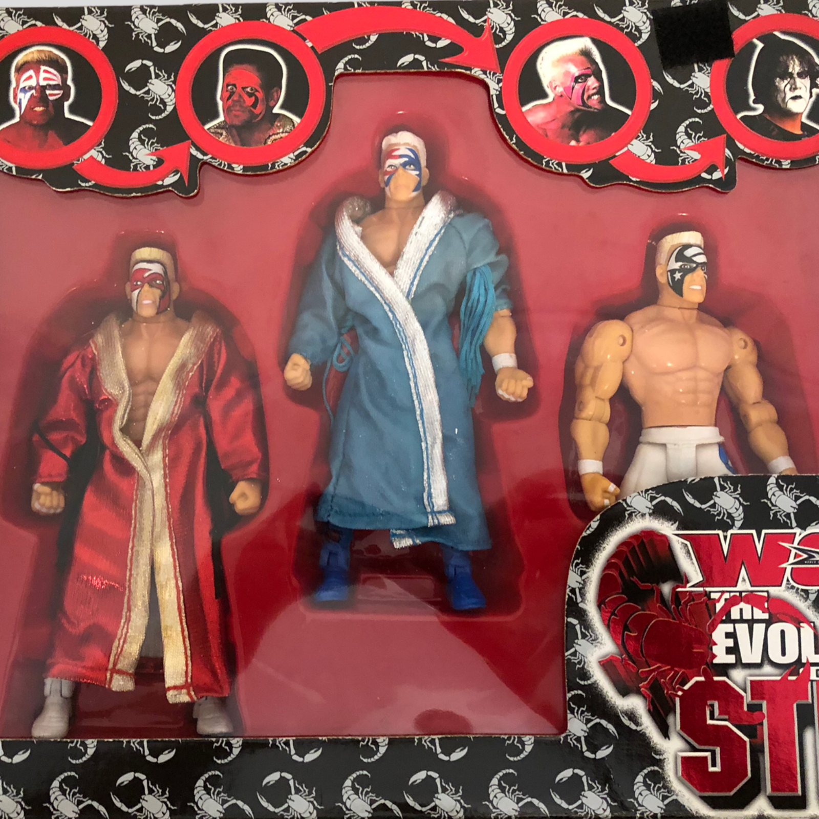 2001 WCW Toy Biz Evolution of Sting – Wrestling Figure Database