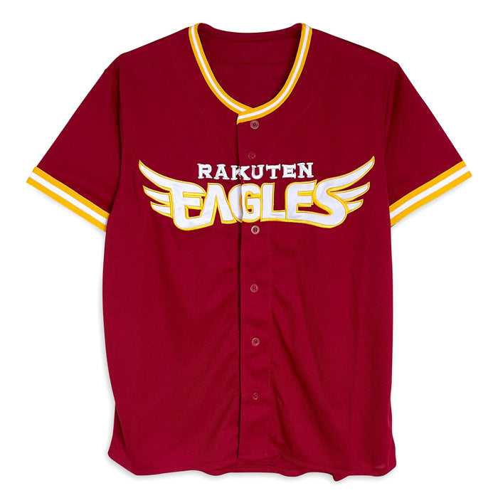 2010-2011 Tohoku Rakuten Golden Eagles Jersey Home Iwakuma #21