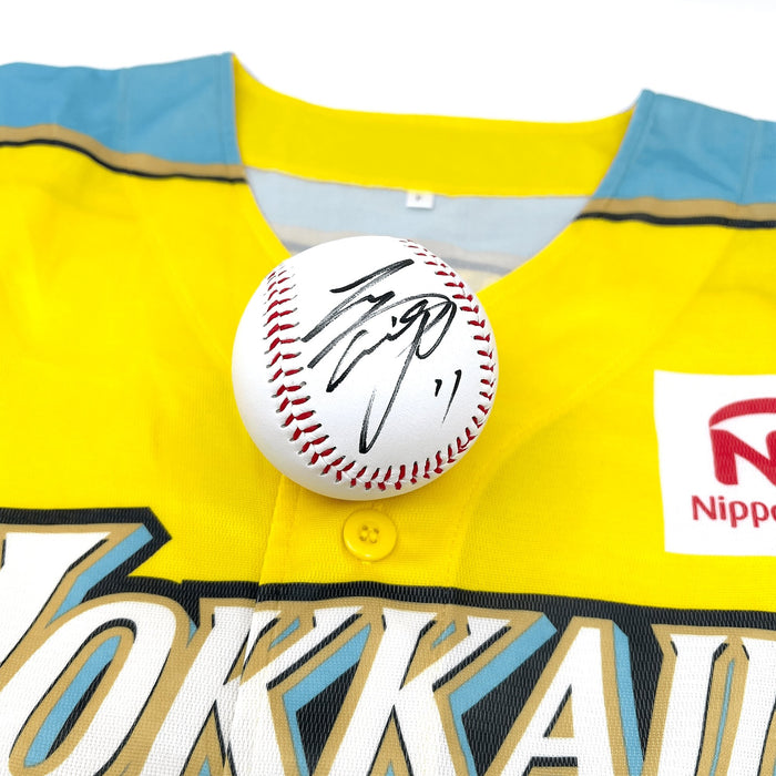 Autographed Signed Nippon Ham Fighters Flyers Era Shohei Ohtani Jersey  White – Sugoi JDM