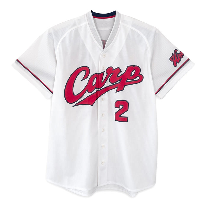 NEW DESCENTE Japan NPB HIROSHIMA TOYO CARP Baseball Jersey Medium Red MARU  #9