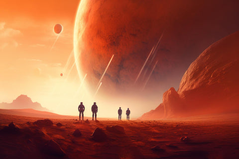 "A New Dawn: Chronicles of the Martian Frontier" by L. Chen