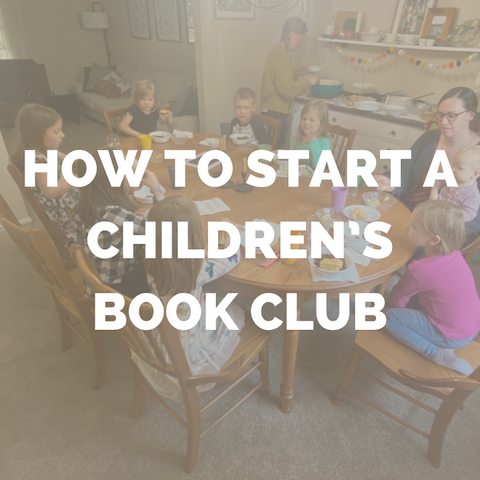 picture that reads how to start a children's book club