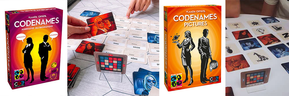 Seltskonnamäng Codenames ja Codenames Pictures