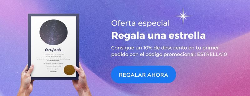 Banda de descuento para comprar estrellas 