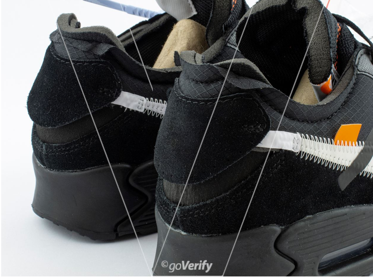 nike off white 90 black