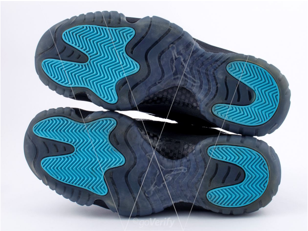 jordan 11 gamma blue real vs fake