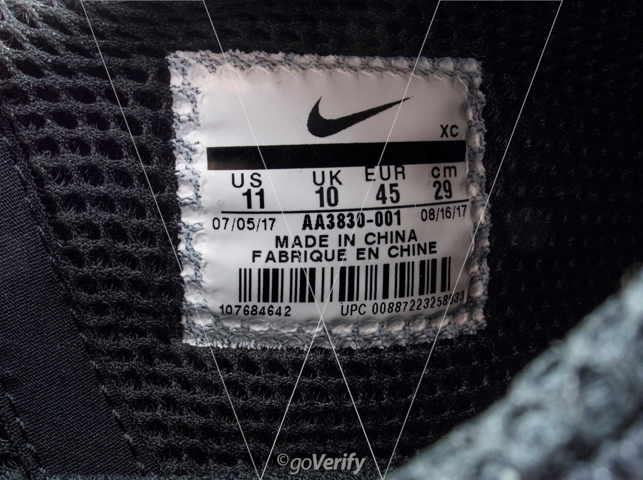 off white presto size tag