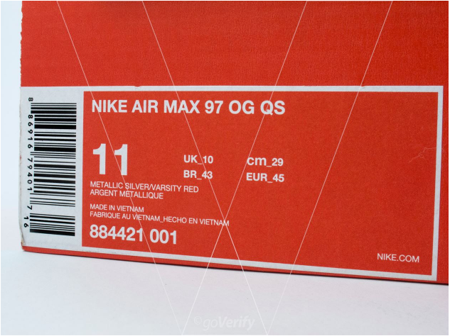 air max 97 shoe box