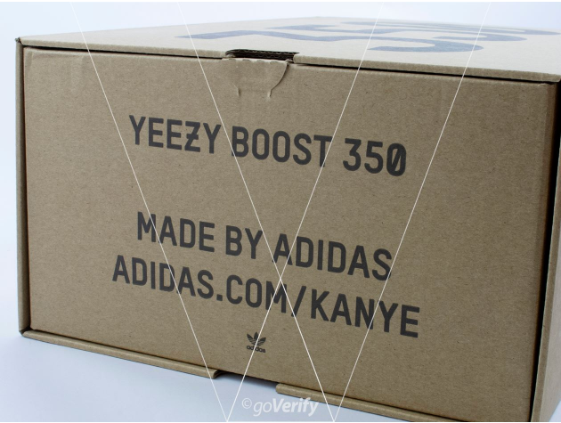 yeezy static box label