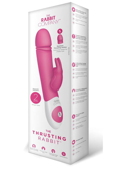 Rabbit Essentials Double Penetration Rabbit Vibrator with Rotating Shaft