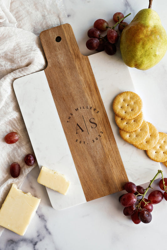 Buy Personalized Cheese Board for Couples in Los Angeles, CA