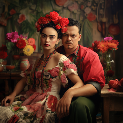 Frida and Diego Sustainable Costume