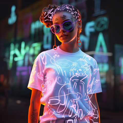 Neon Inspired Sustainable Costume