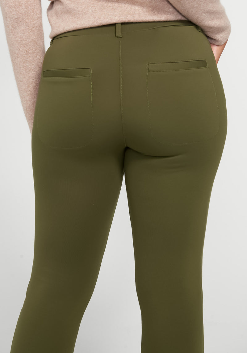 NEW BETABRAND Women’s Yoga Pants Tan Khaki bootcut Size Small Petite