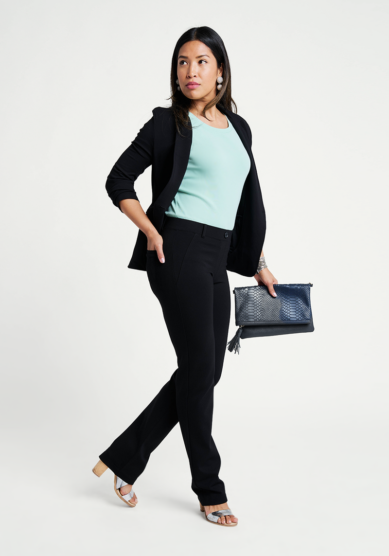 Betabrand, Pants & Jumpsuits, Betabrand Black Bootcut Classic Dress Pant  Yoga Pant