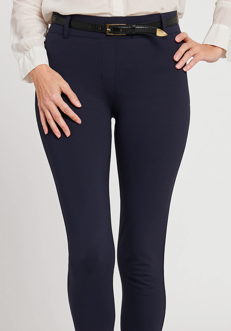 Betabrand Dark rinse Denim Pintuck Skinny Jeans Womens Small Washed Blue  Stretch | eBay