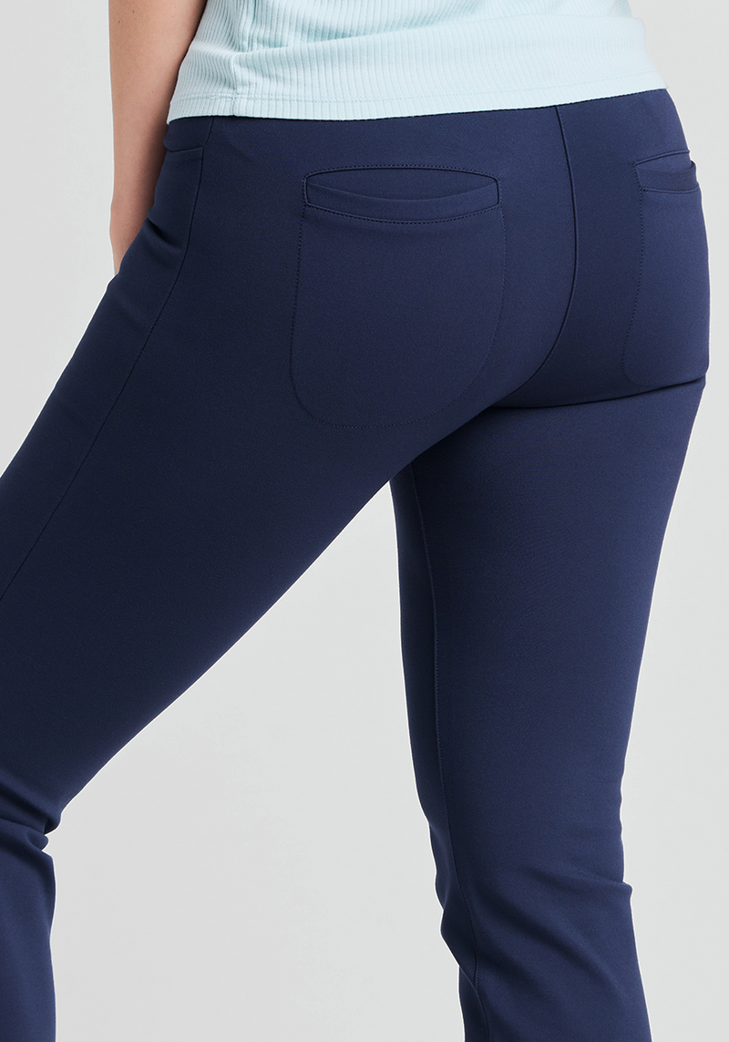 Regular Fit Yoga Pants in Navy Blue – LILIT. Store