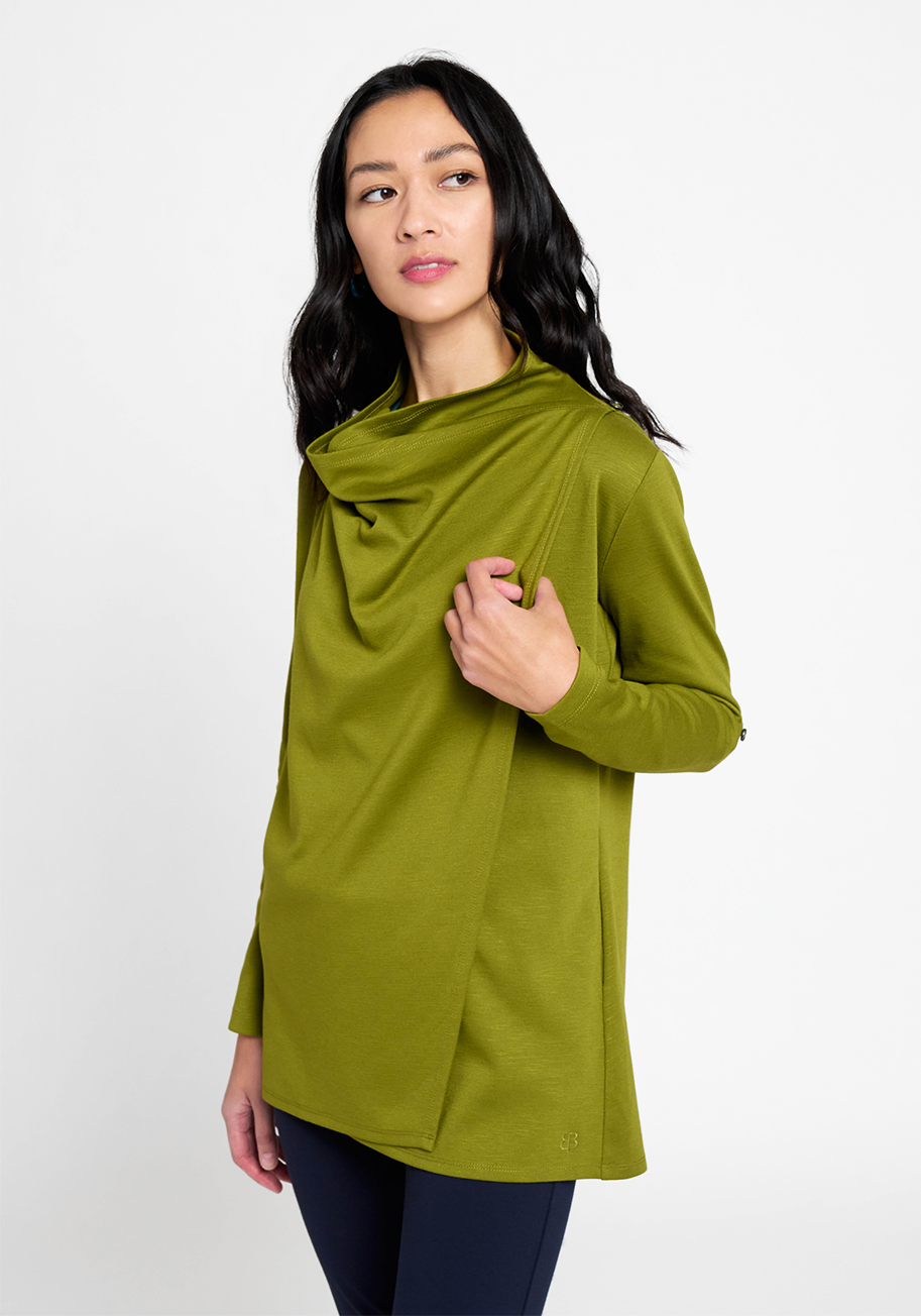 Wrap Pocketed Tunic