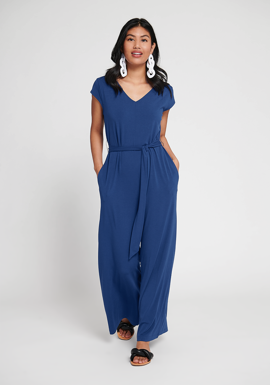 Women Day To Night Jumpsuit Blue Size Xs/regular