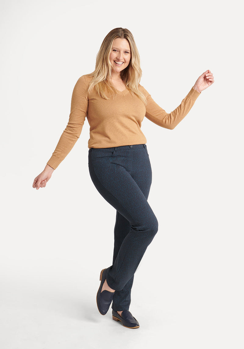 BetaBrand Straight-Leg  7-Pocket Dress Pant Yoga Pants - Pants & Jumpsuits