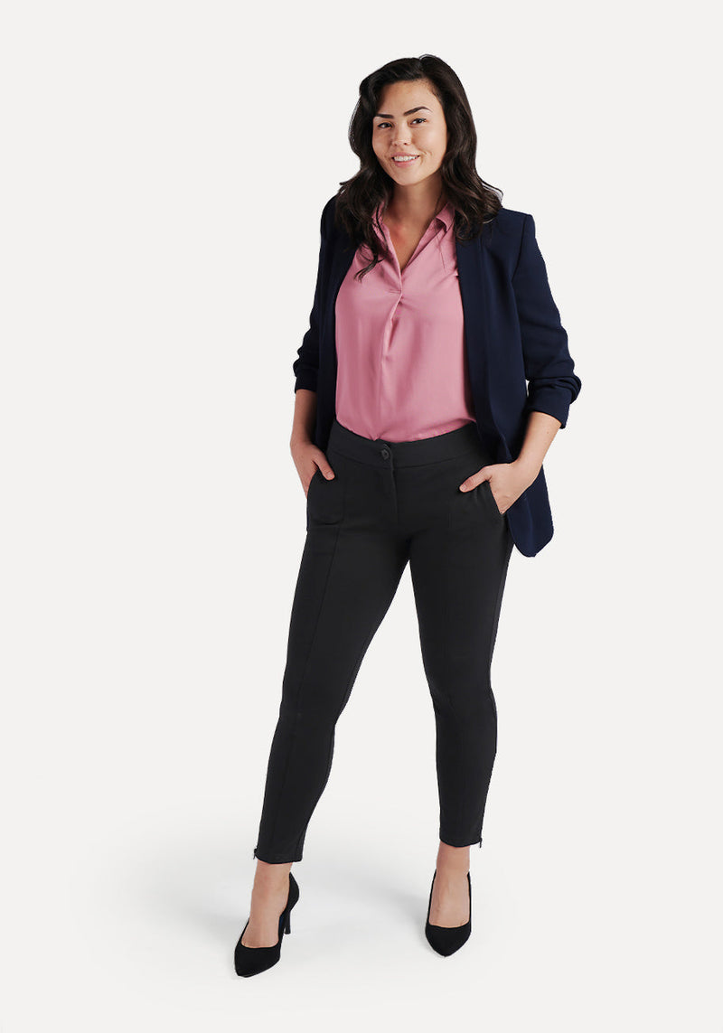 Betabrand Straight Leg Classic Dress Pant Yoga Pants Black MP Size  undefined - $40 - From Jamie