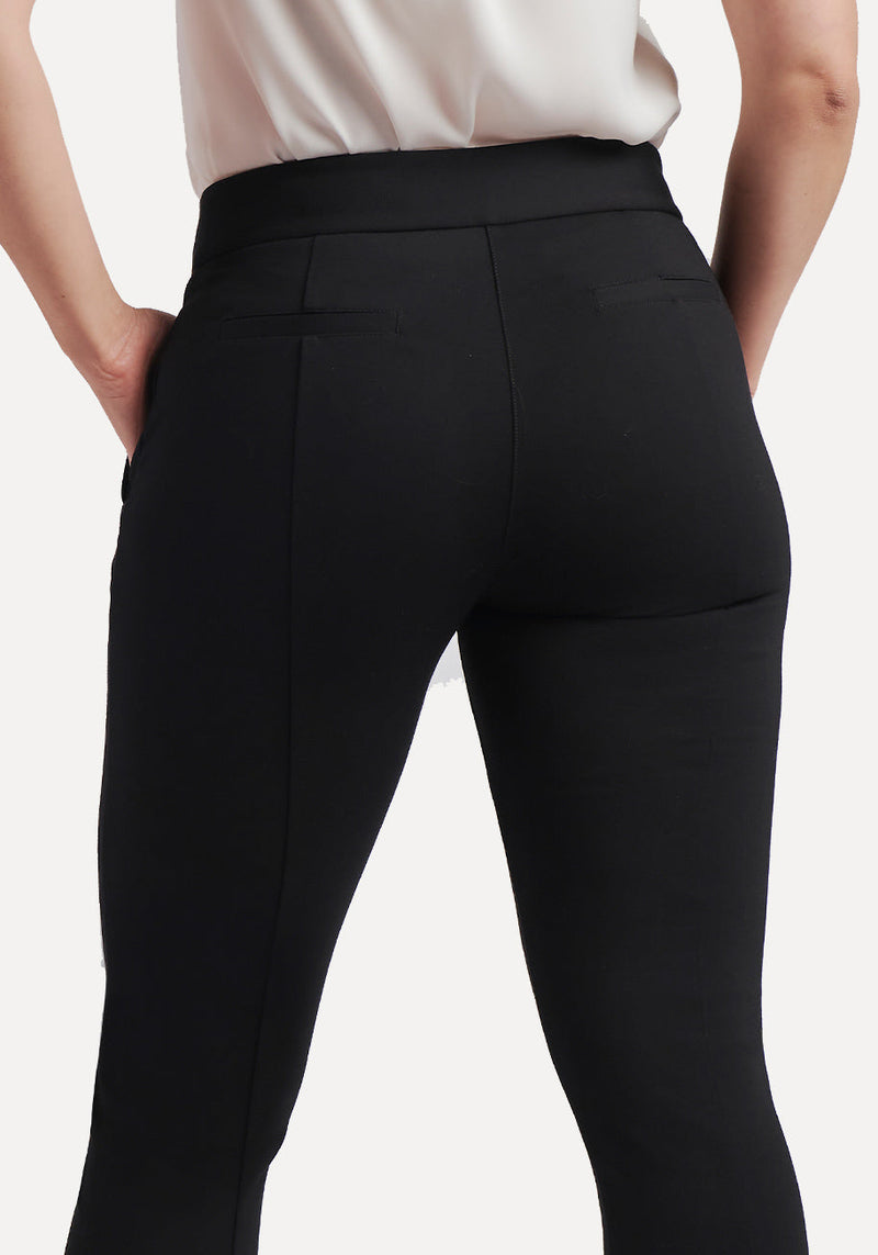 Betabrand Straight-Leg 7-Pocket Dress Pant Yoga Pants Black Size Medium  Petite - $50 - From Bryan