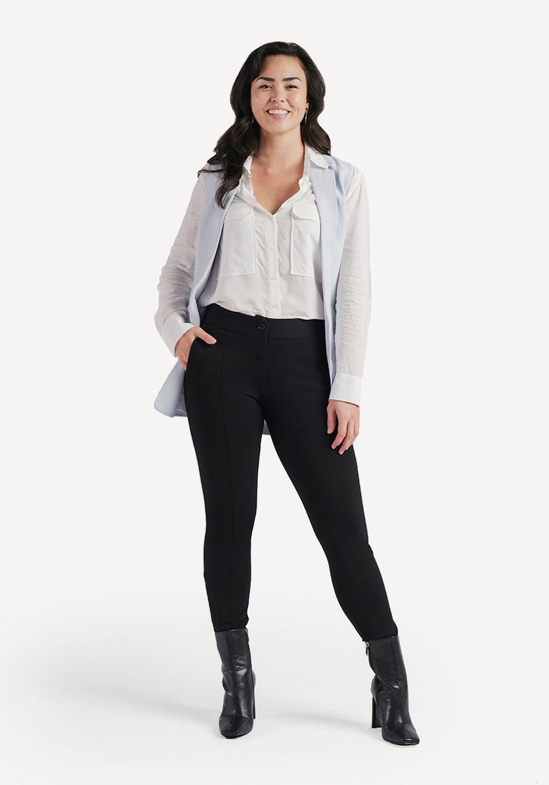 Betabrand - NEW ✨ SKINNY STYLE! The Stirrup Dress Pant Yoga Pant feature  stirrups with removable memory foam inserts for superior arch support,  three functional pockets, and a mid-rise fit. Crowdfund and