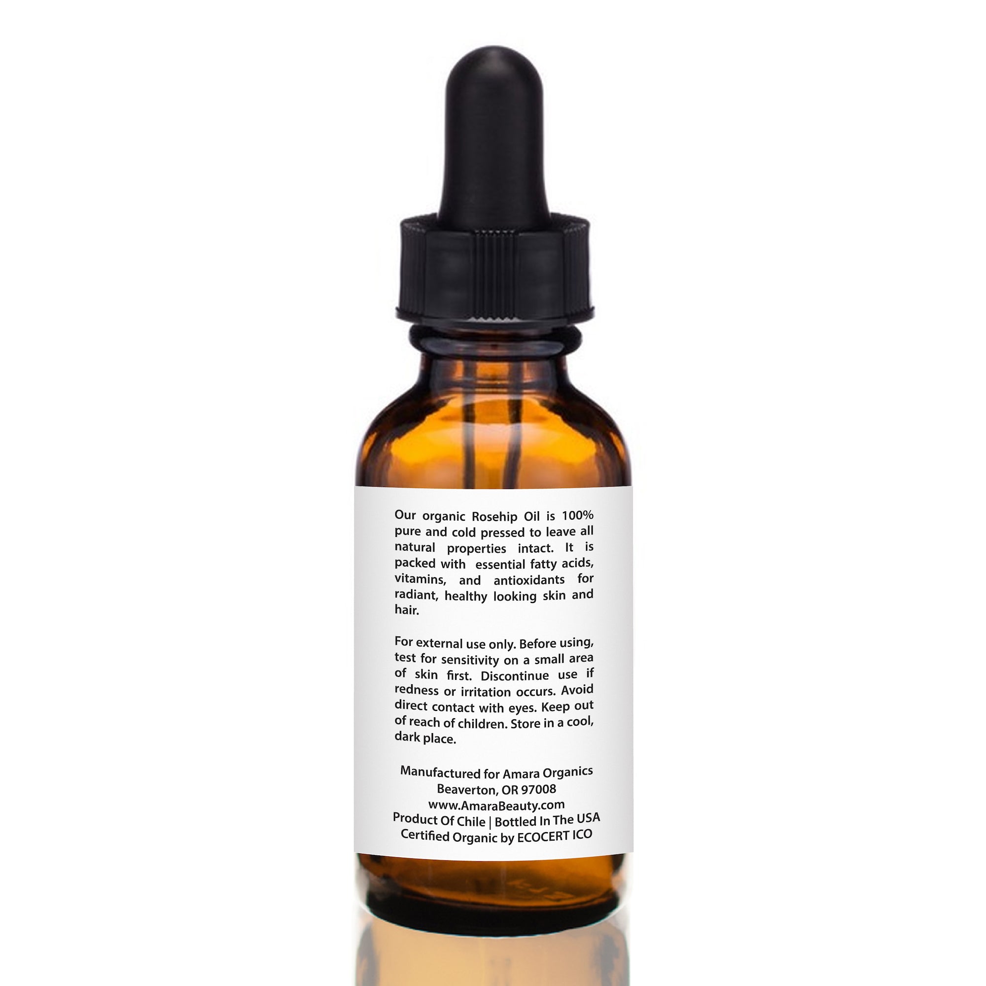 Rosehip Oil - USDA Certified Organic - 100% Pure, Cold Pressed & Unref ...