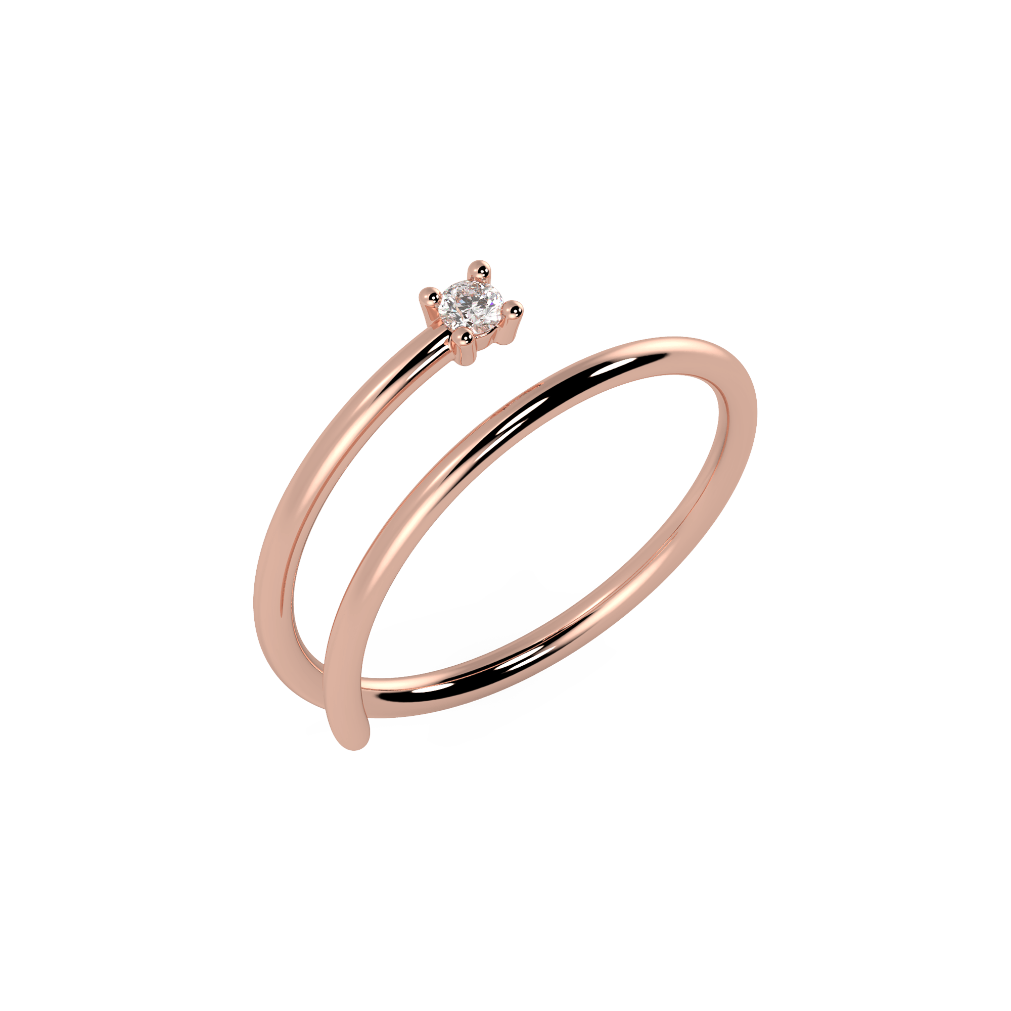 Dream Ring | 18K rose gold / 9.5 / 0.05  | Jewelry | The Future Rocks