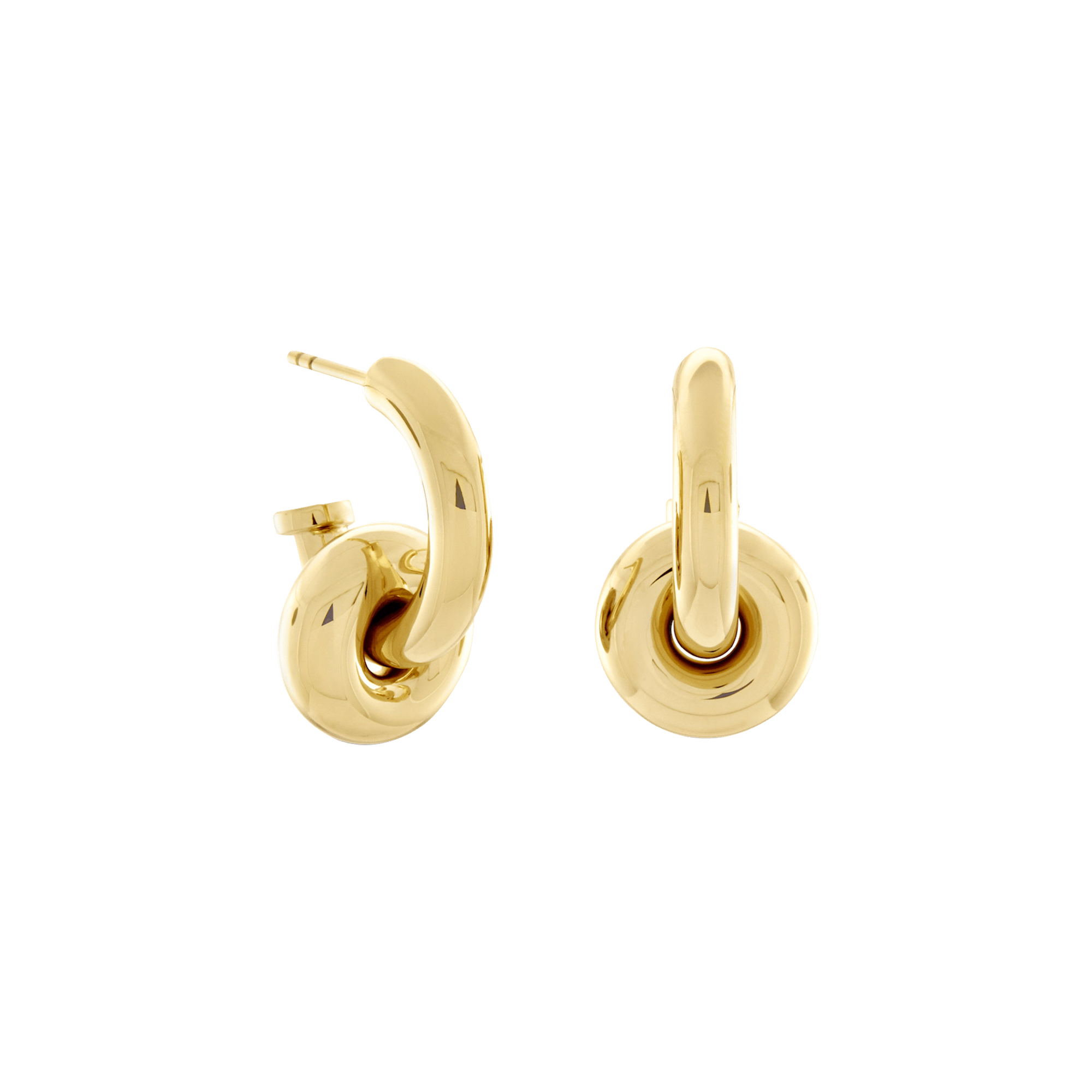 Hermione Hoop Earrings | Gold vermeil / Pair 25x12 mm  | Jewelry | The Future Rocks