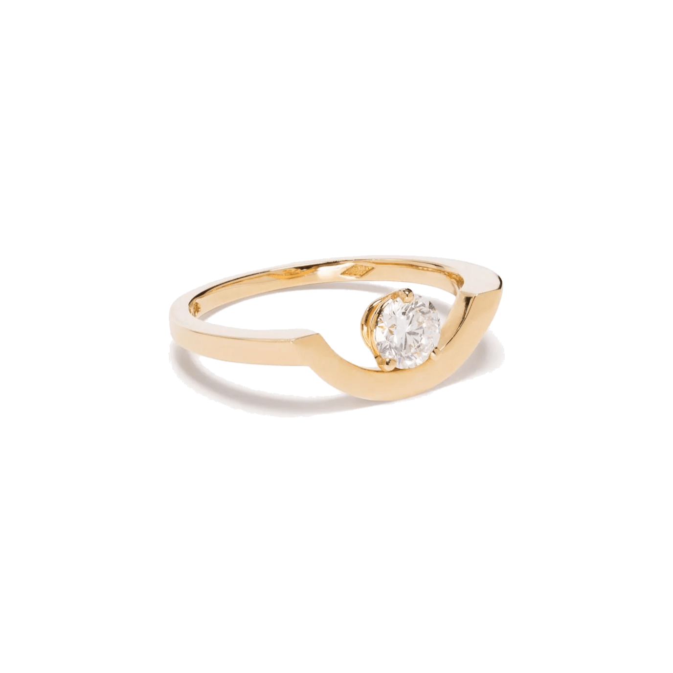 IntrÃ©pide Grand Arc Solitaire Ring | 18K yellow gold / 11 / 0.5ct  | Jewelry | The Future Rocks