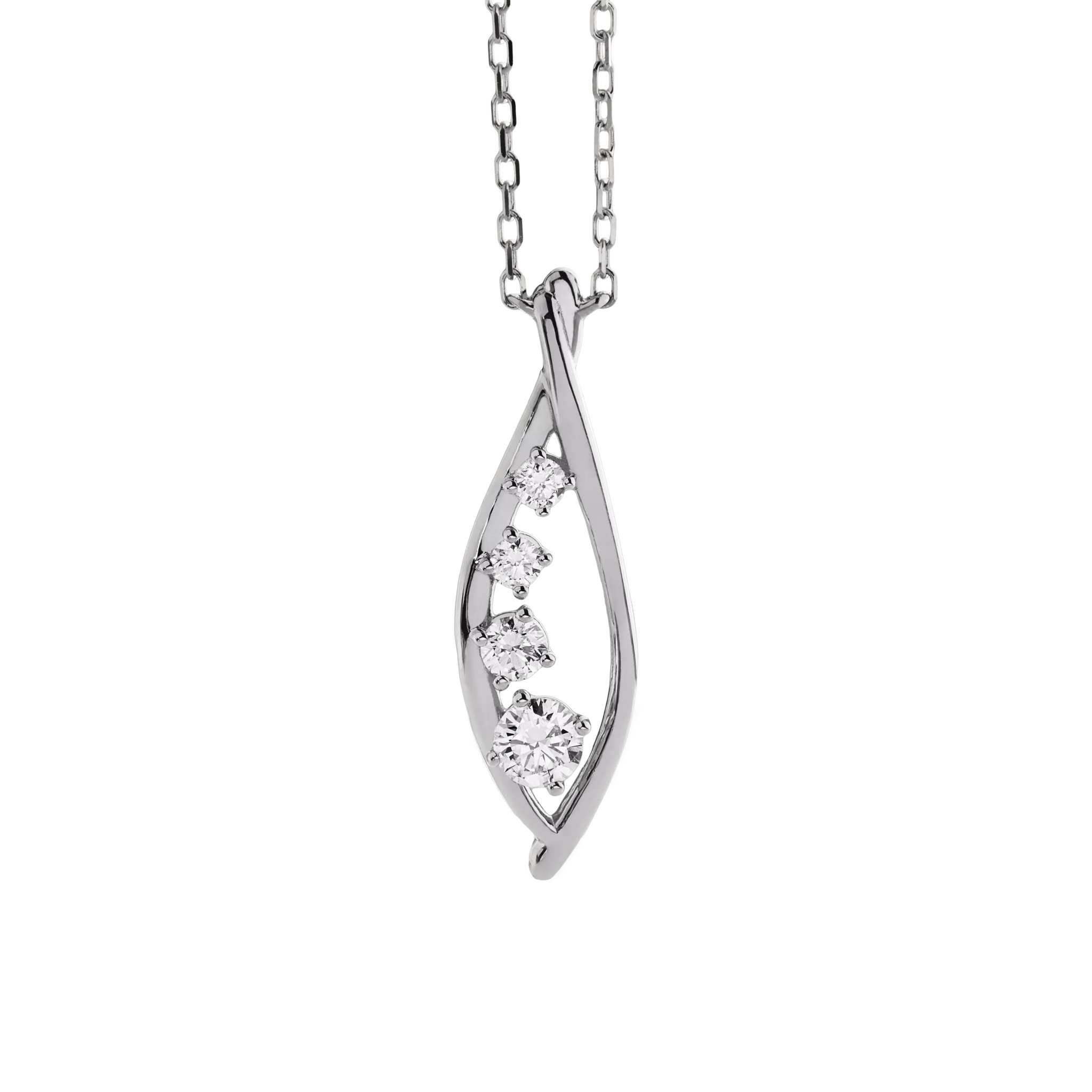 Milky Way Necklace | 18K white gold / 0.18  | Jewelry | The Future Rocks