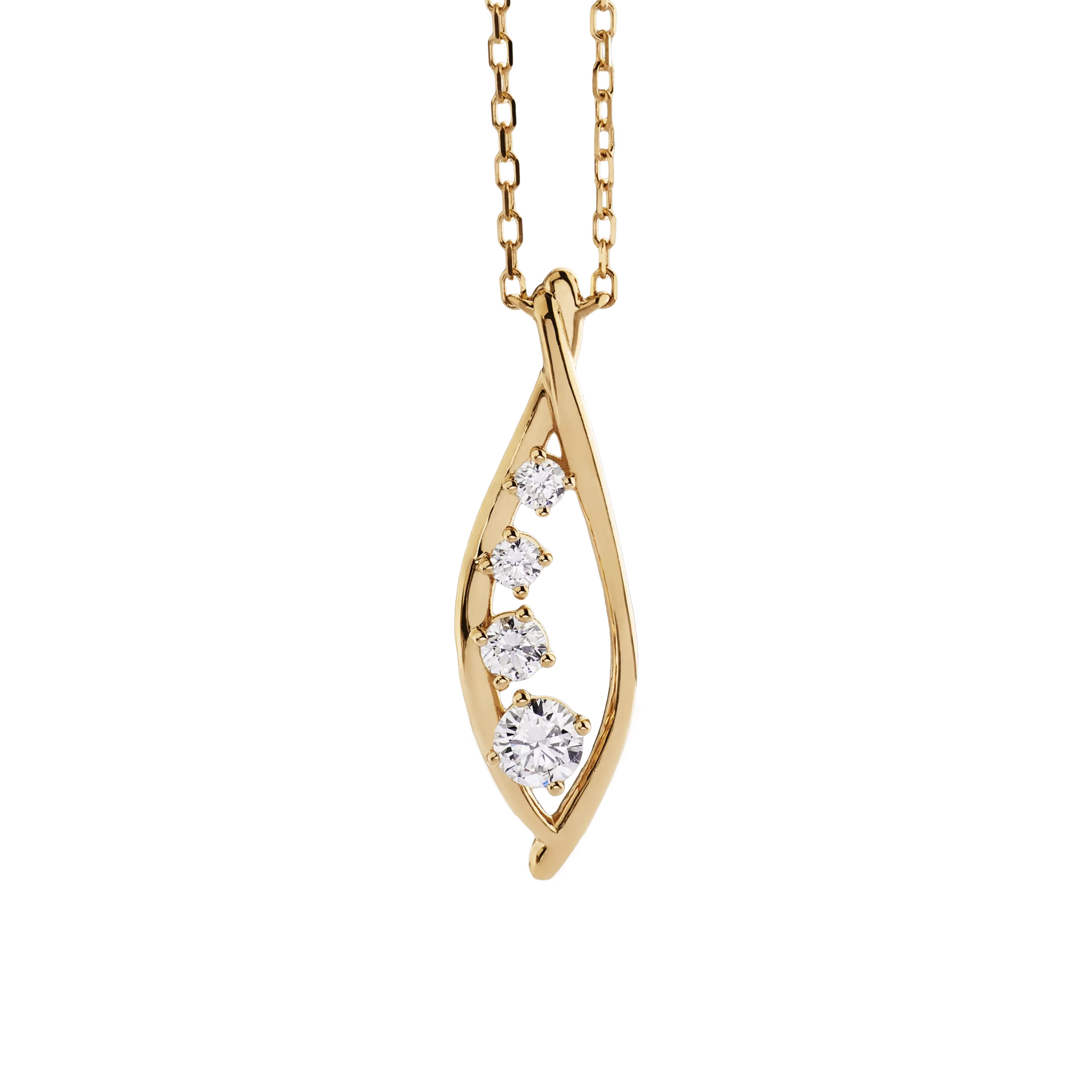 Milky Way Necklace | 18K yellow gold / 0.18  | Jewelry | The Future Rocks