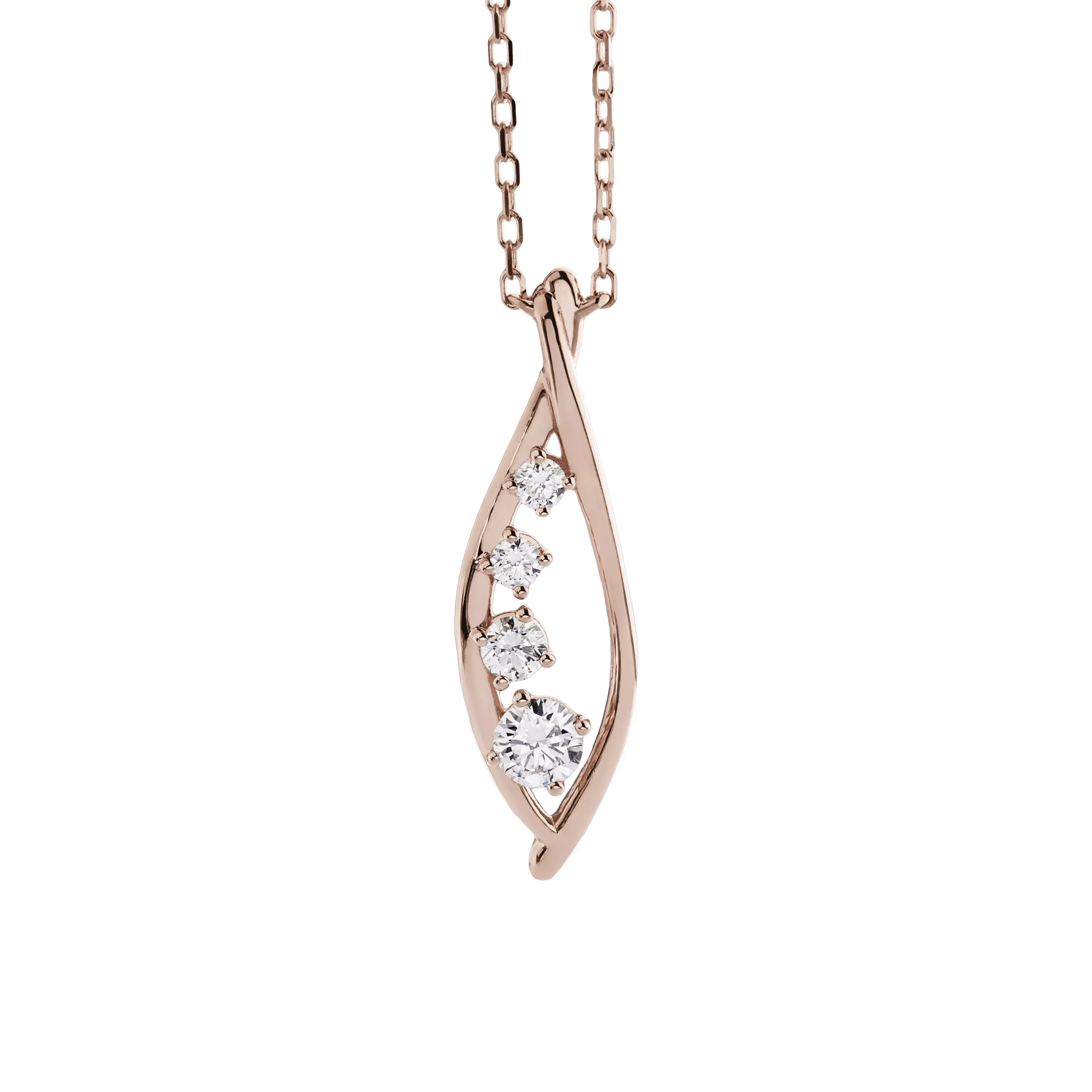 Milky Way Necklace | 18K rose gold / 0.18  | Jewelry | The Future Rocks