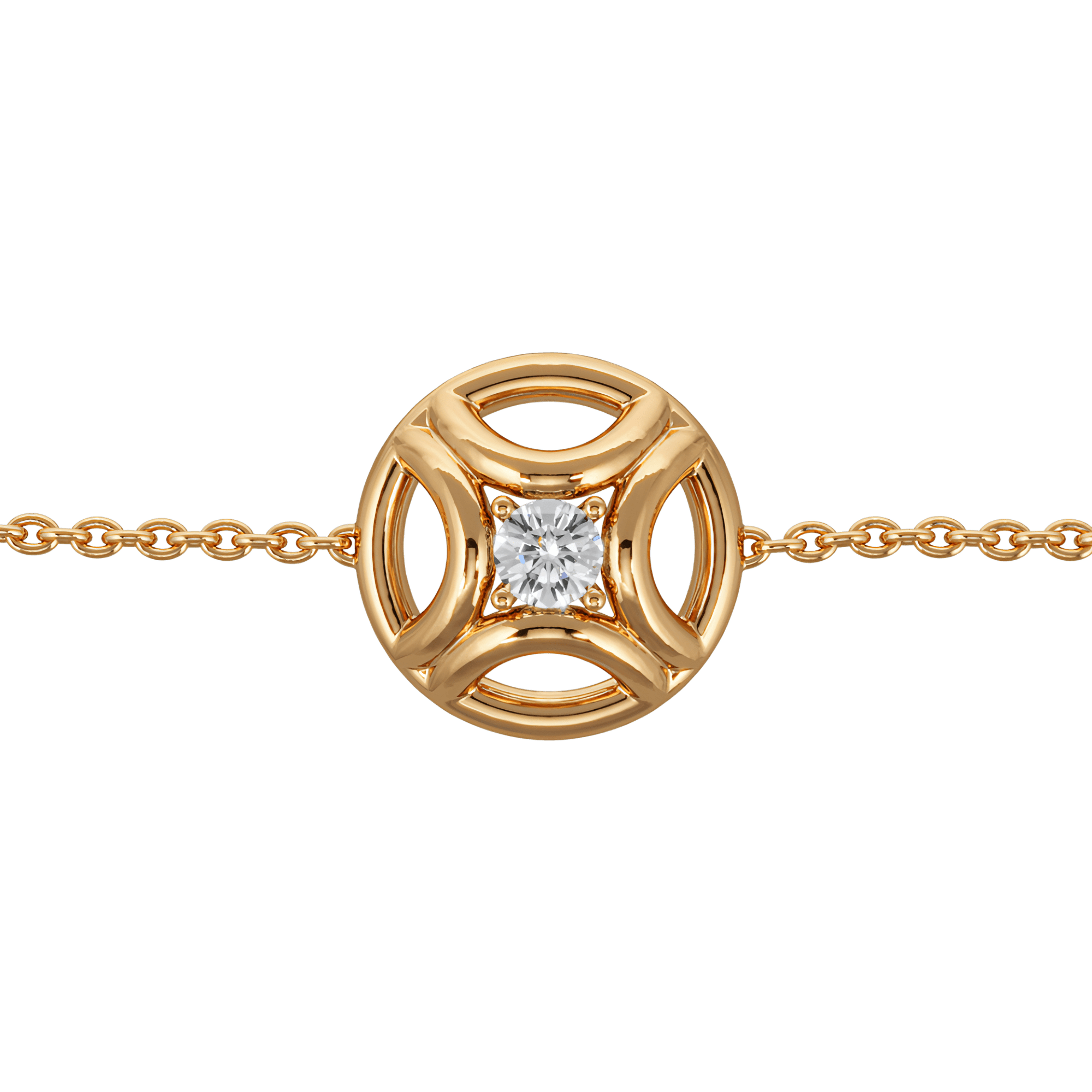PerpÃ©tuel.le Lab-Grown Diamond Bracelet | 18K rose gold / Medium (adjustable 175~195 mm) / 0.25  | Jewelry | The Future Rocks