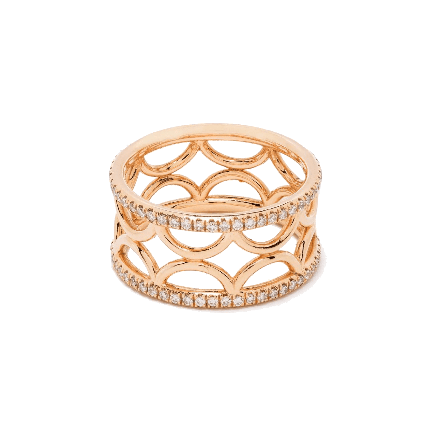 PerpÃ©tuel.le Semi-PavÃ©e Ring Band | 18K rose gold / 11  | Jewelry | The Future Rocks