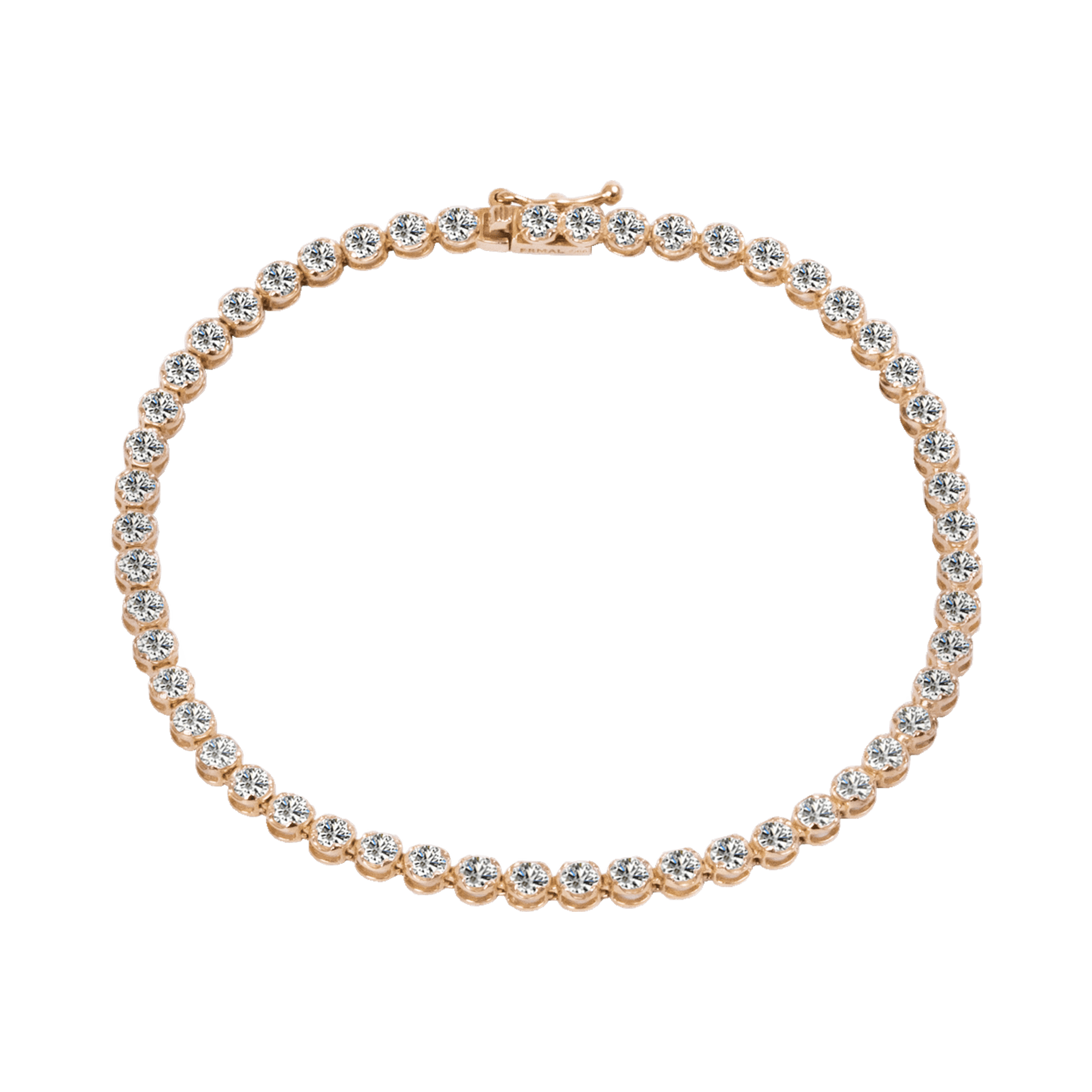 18K Gold Lab-Grown Diamond Tennis Bracelet | 18K yellow gold / Medium (Inner circumference 185 mm | approx. 2.934ct)  | Jewelry | The Future Rocks