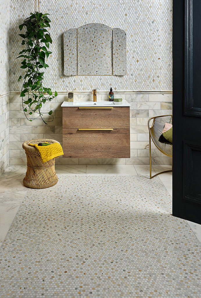 Floor tiles for the bathroom Ca' Pietra Palazzo Oro collection