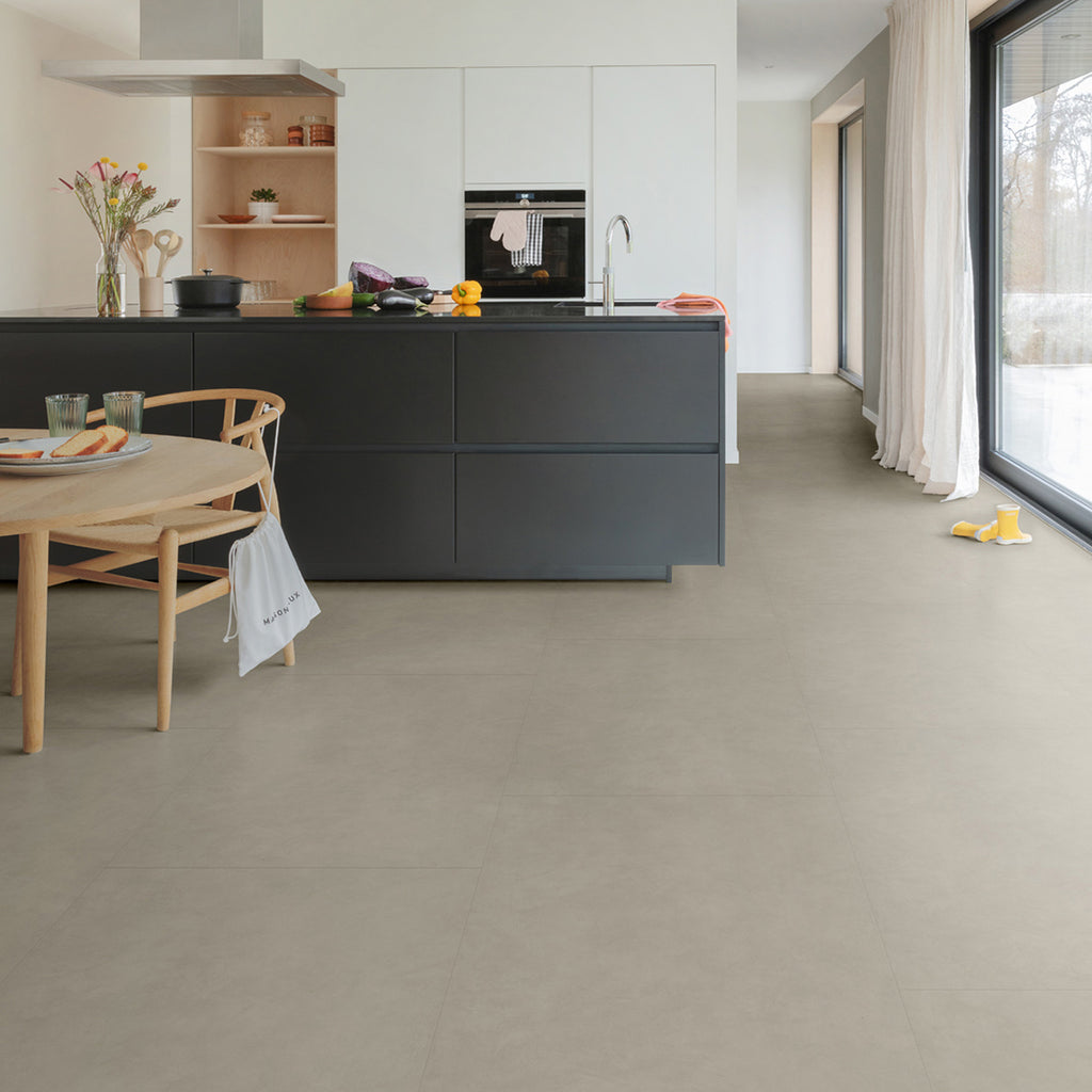 F104 Sea Salt Concrete Luxury Vinyl Tiles from Hyperion Tiles