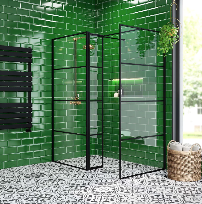 Metro Verde Botella Gloss Tiles - stocked by Hyperion Tiles