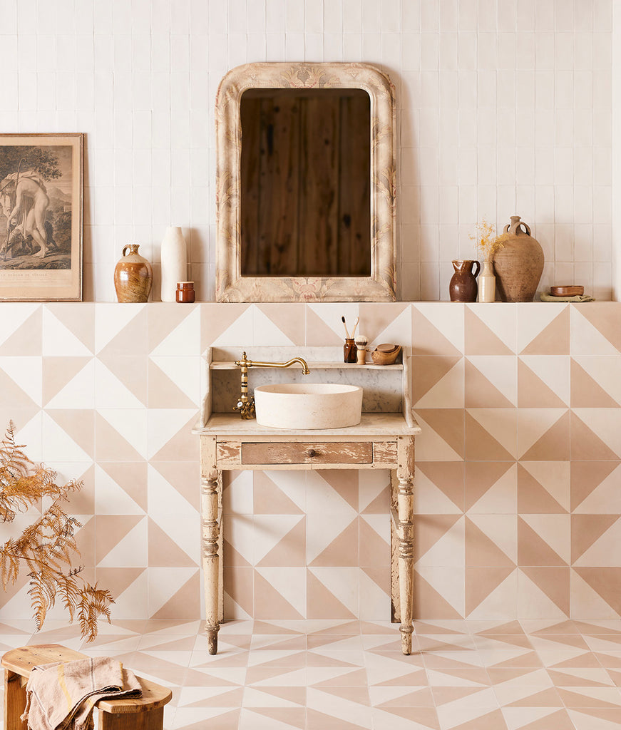 Pearl Alalpardo Rolling Fog Encaustic Tiles