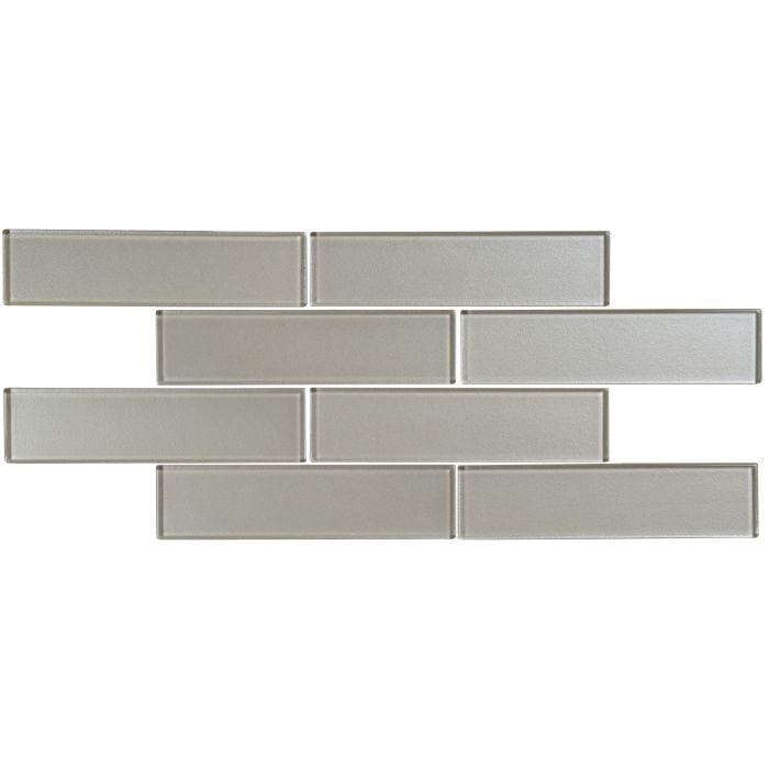 Platinum Silver Glass & Mirror Mix Mosaic - Hyperion Tiles