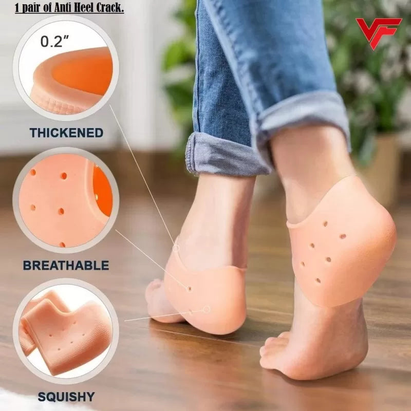 Moisturizing Heel Socks for Cracked Heel - Gel Sock 1 Pair/2pcs