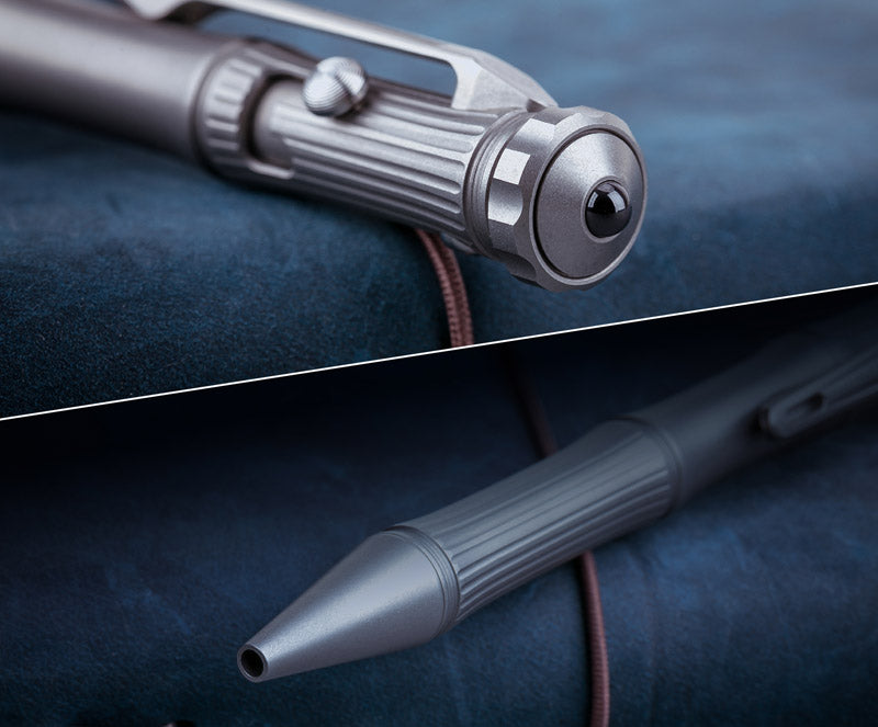 NEXTORCH NP10Ti Titan Tactical Pen Glasbrecher, Kubotan + Kugelschreiber