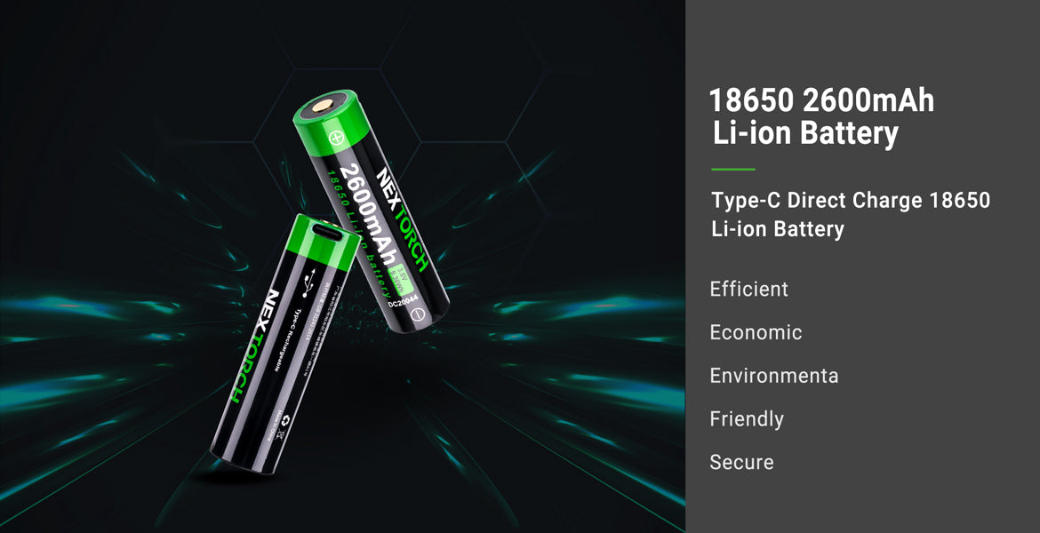 18650 Li-ion 2600mAh Rechargeable Battery - Original