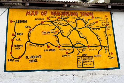 Landkarte von Darjeeling