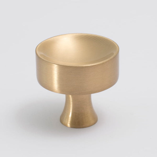 Georgia Knob - Burnished Brass – Hepburn Hardware