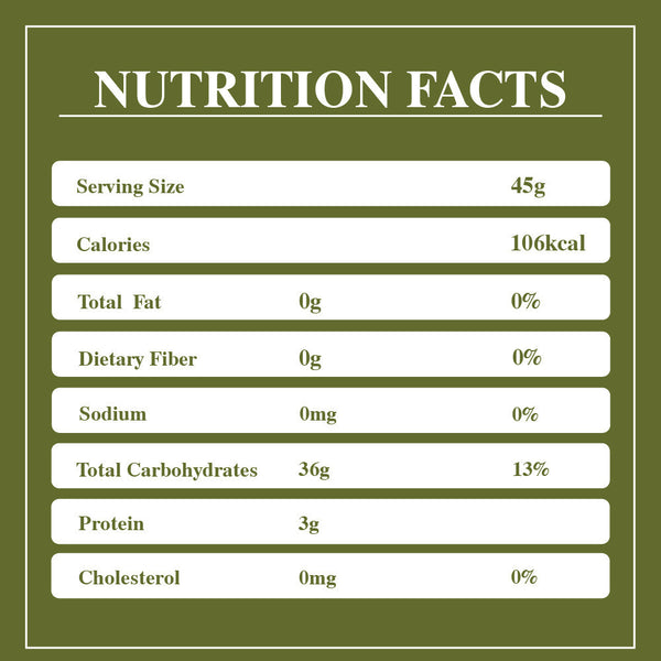 KAINAT PARBOILED Nutrition Facts