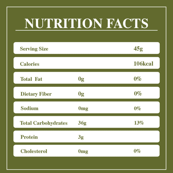 Steam Basmati Rice Nutrition Facts