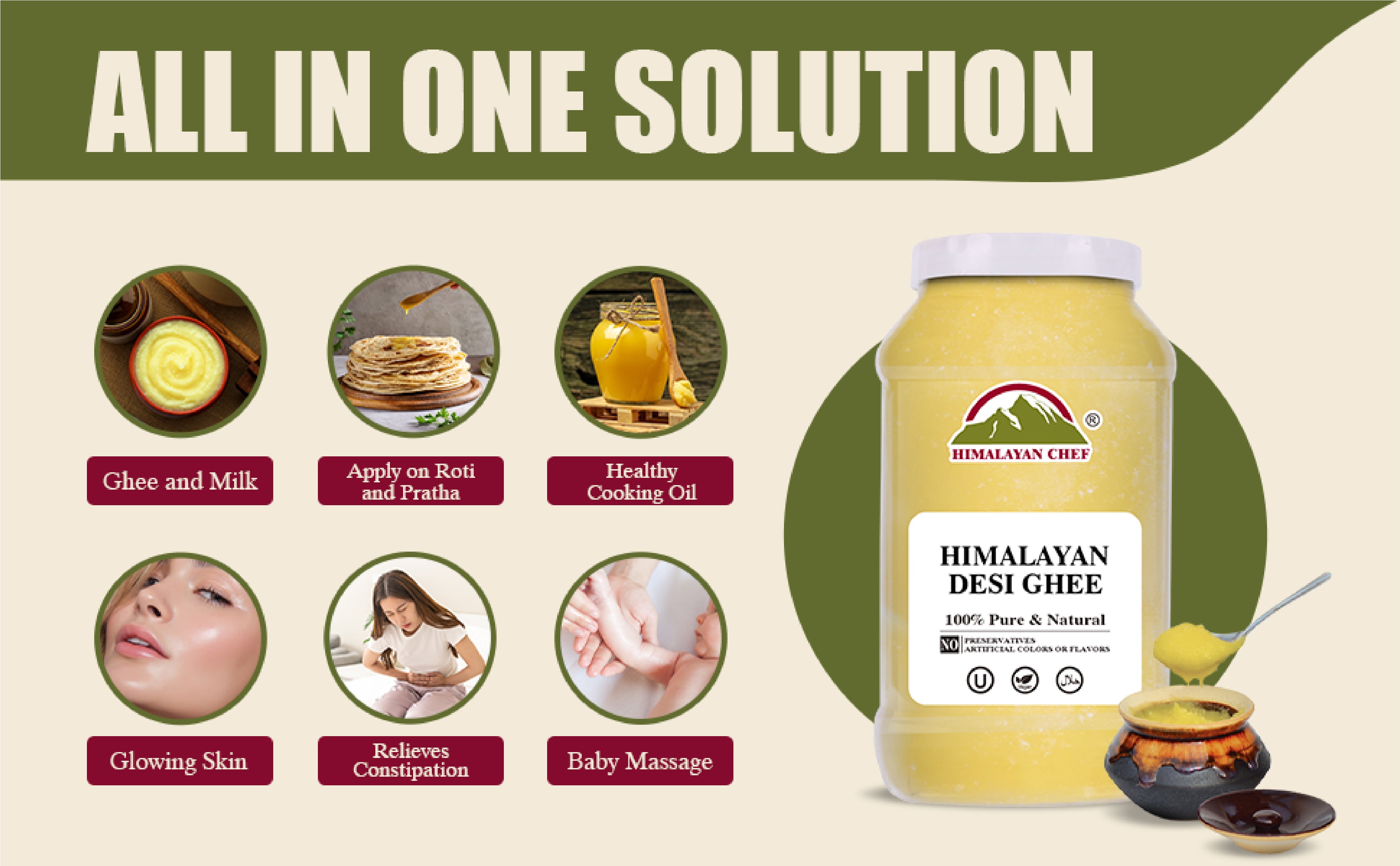 All in One Solution | Himalayan Chef Desi Ghee